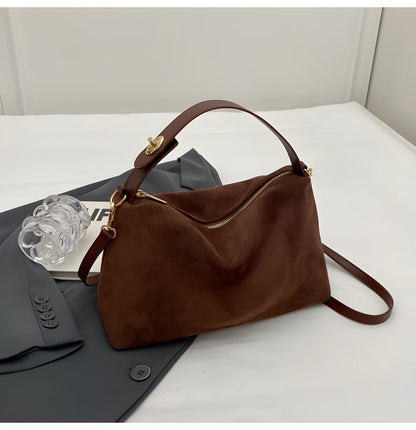 CÉLESTE SUEDE SHOULDER BAG