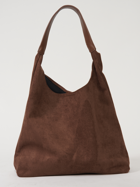 STELI SUEDE LEATHER TOTE